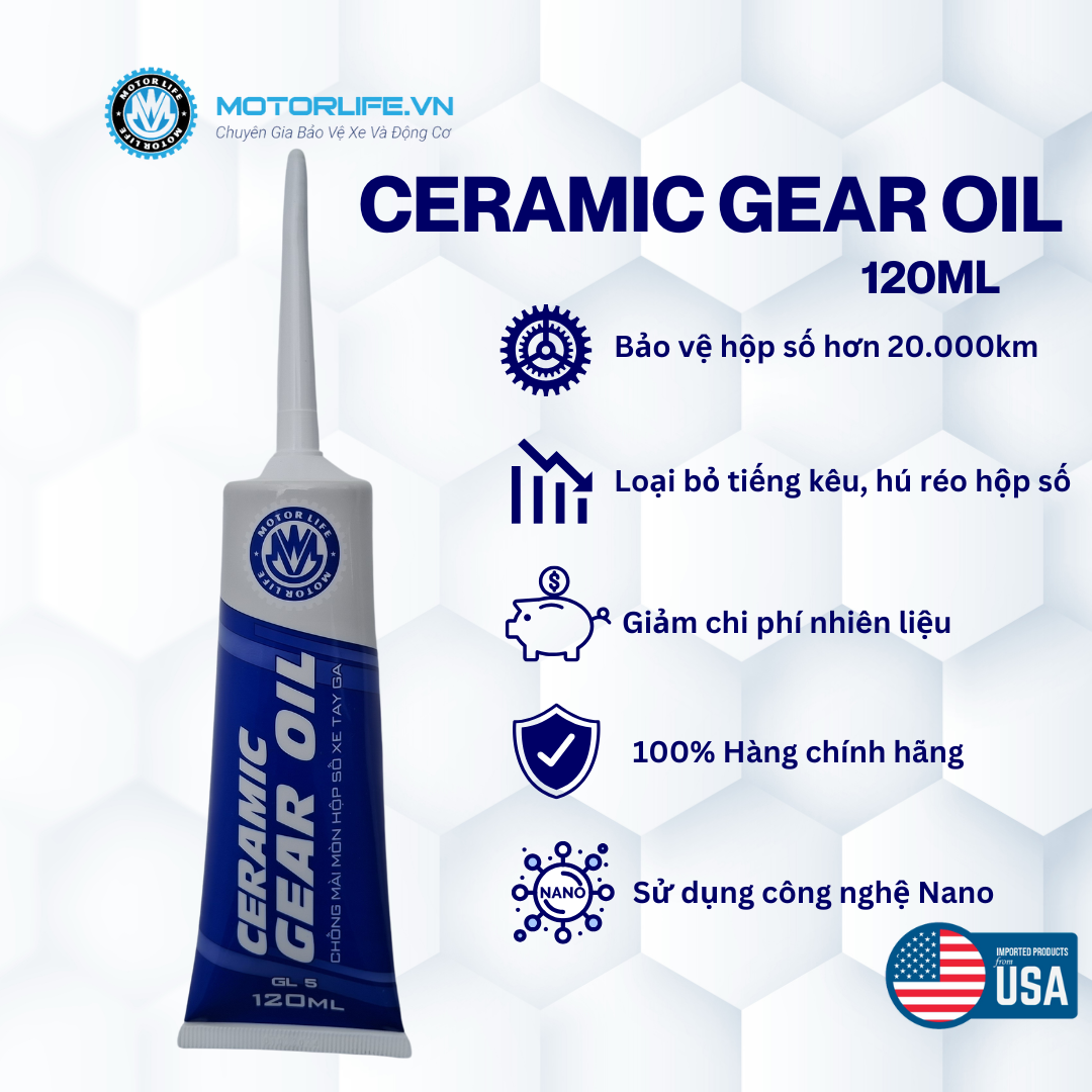 Ceramic Gear Oil 120ml