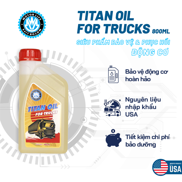 TITAN OIL FOR TRUCKS 800ml